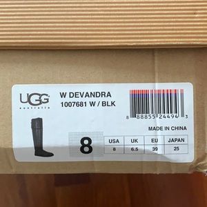 Ugg black knee high boots